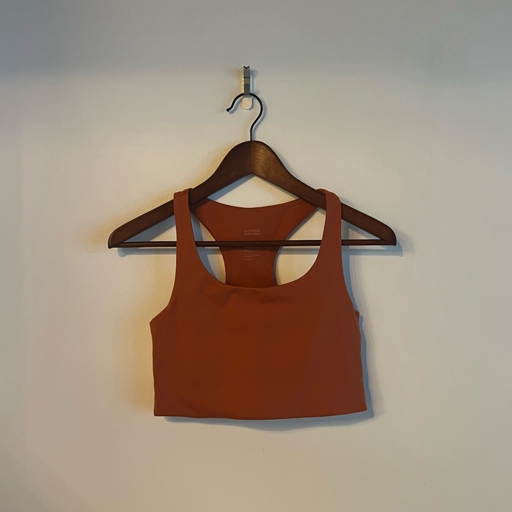girlfriend collective longline sports bra SMALL